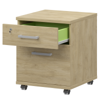 Тумба подкатная с файловым ящиком Аргентум НТ-330Ф Баттл Рок